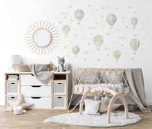 Carregar imagem no visualizador da galeria, Dry Green and Grey Hot Air Balloons