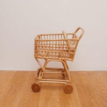 Carregar imagem no visualizador da galeria,  Natura Viva Rattan Toy Shopping Cart