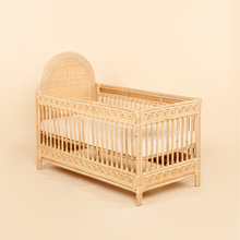 Cargar imagen en el visor de la galería, Natura Arya Rattan Baby Cot