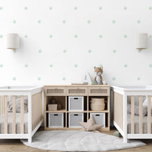 Carregar imagem no visualizador da galeria, Mint Green Watercolor Polka Dots