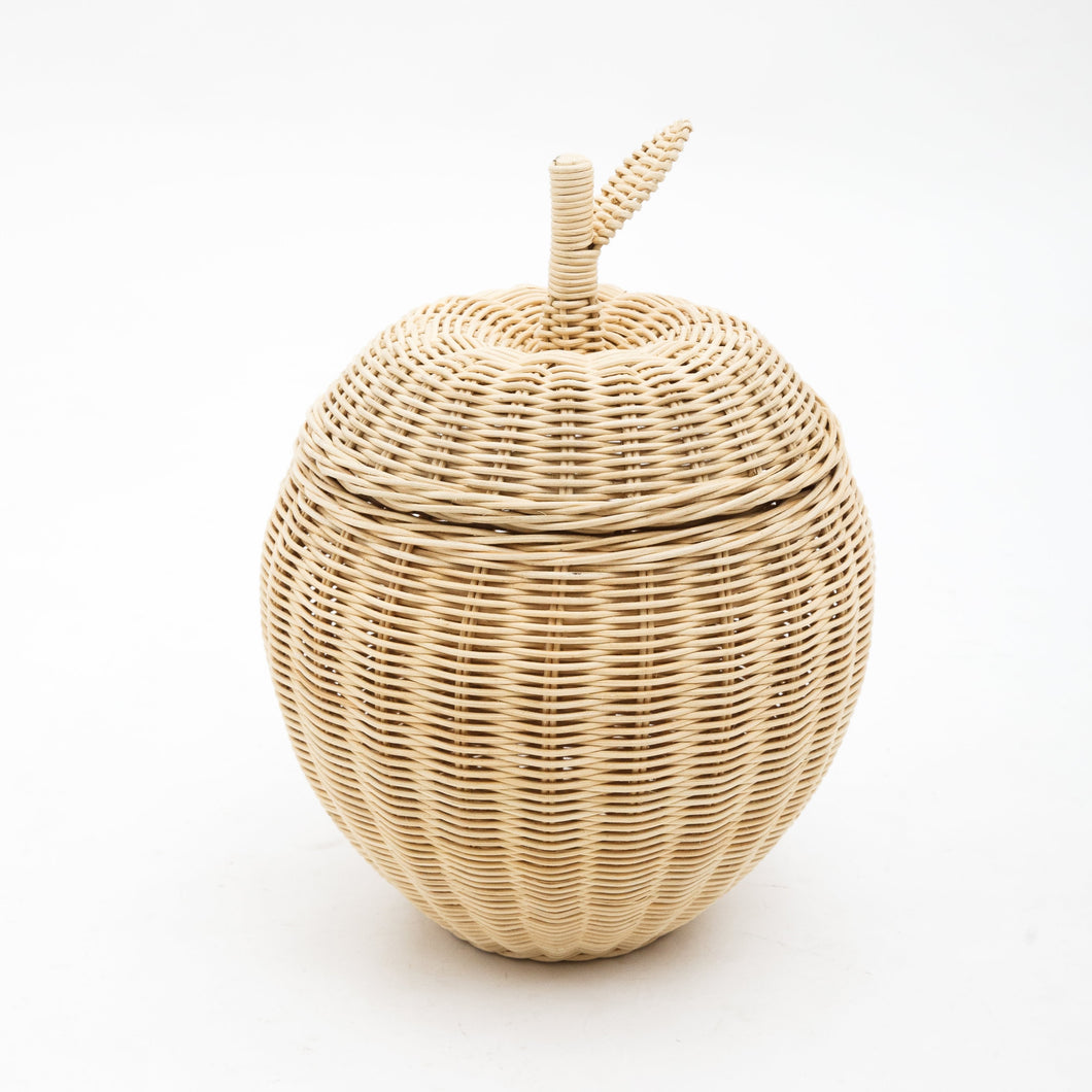 Natura Apple Rattan Basket