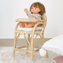 Load image into Gallery viewer, Natura Maisie Rattan Doll High Chair
