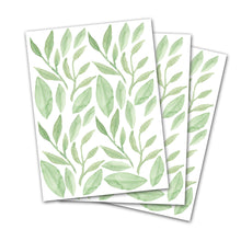 Load image into Gallery viewer, Watercolor Green Leaves
