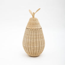 Load image into Gallery viewer, Natura Pear Rattan Basket
