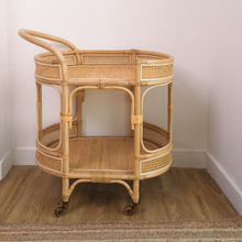 Load image into Gallery viewer, Natura Berucci Rattan Trolley
