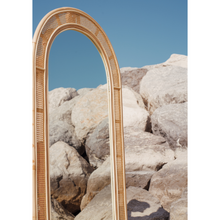 Load image into Gallery viewer, Natura Yerevan Rattan Floor Mirror
