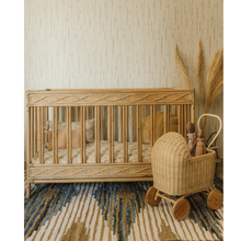 Load image into Gallery viewer, Natura Trixie  Rattan Doll Pram
