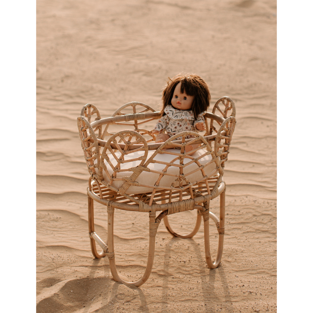  Natura Florie Rattan Doll Bed