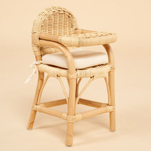 Load image into Gallery viewer, Natura Maisie Rattan Doll High Chair
