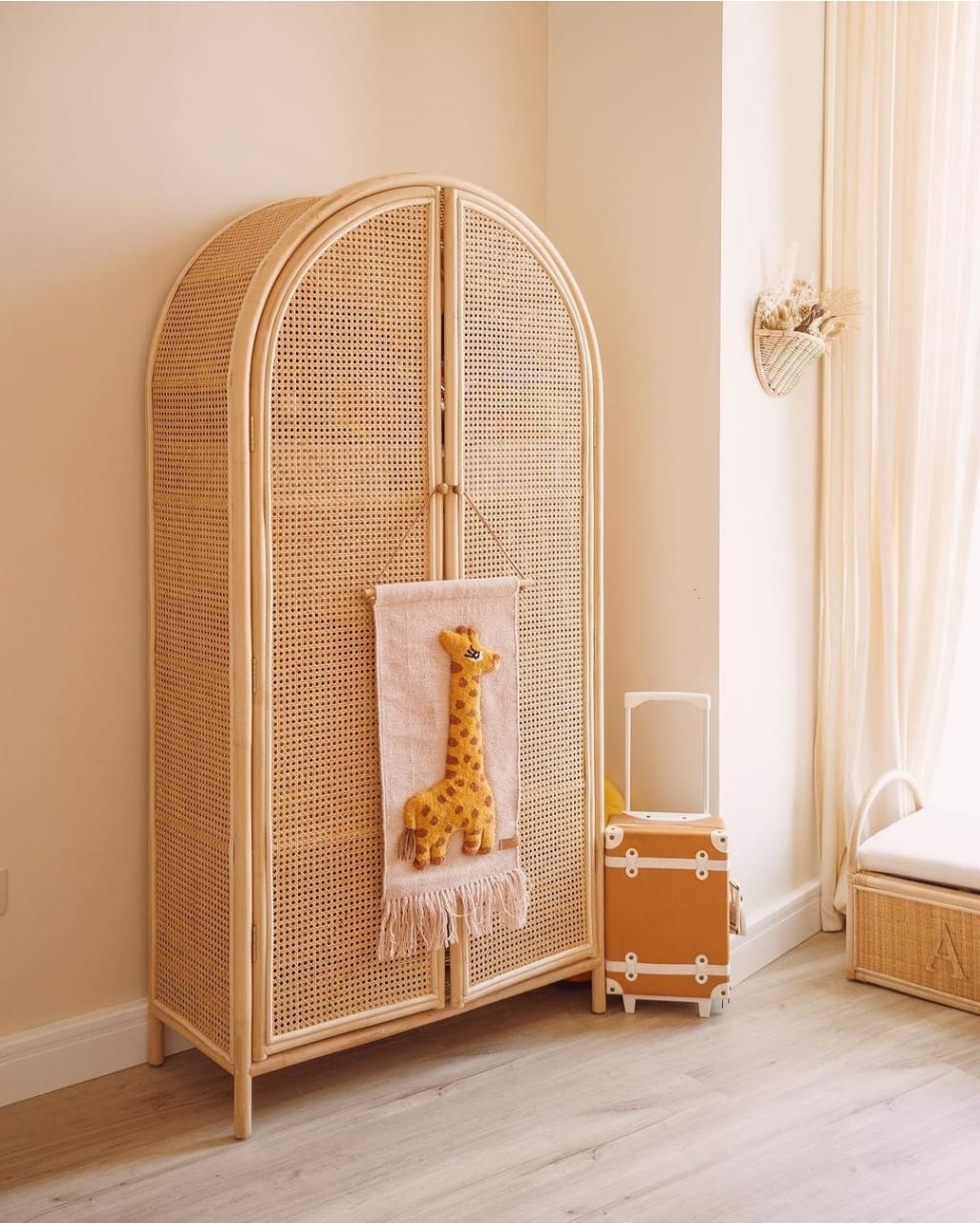 Natura Ayah Rattan Wardrobe