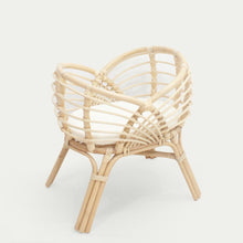 Load image into Gallery viewer, Natura Claire Rattan Doll Bed
