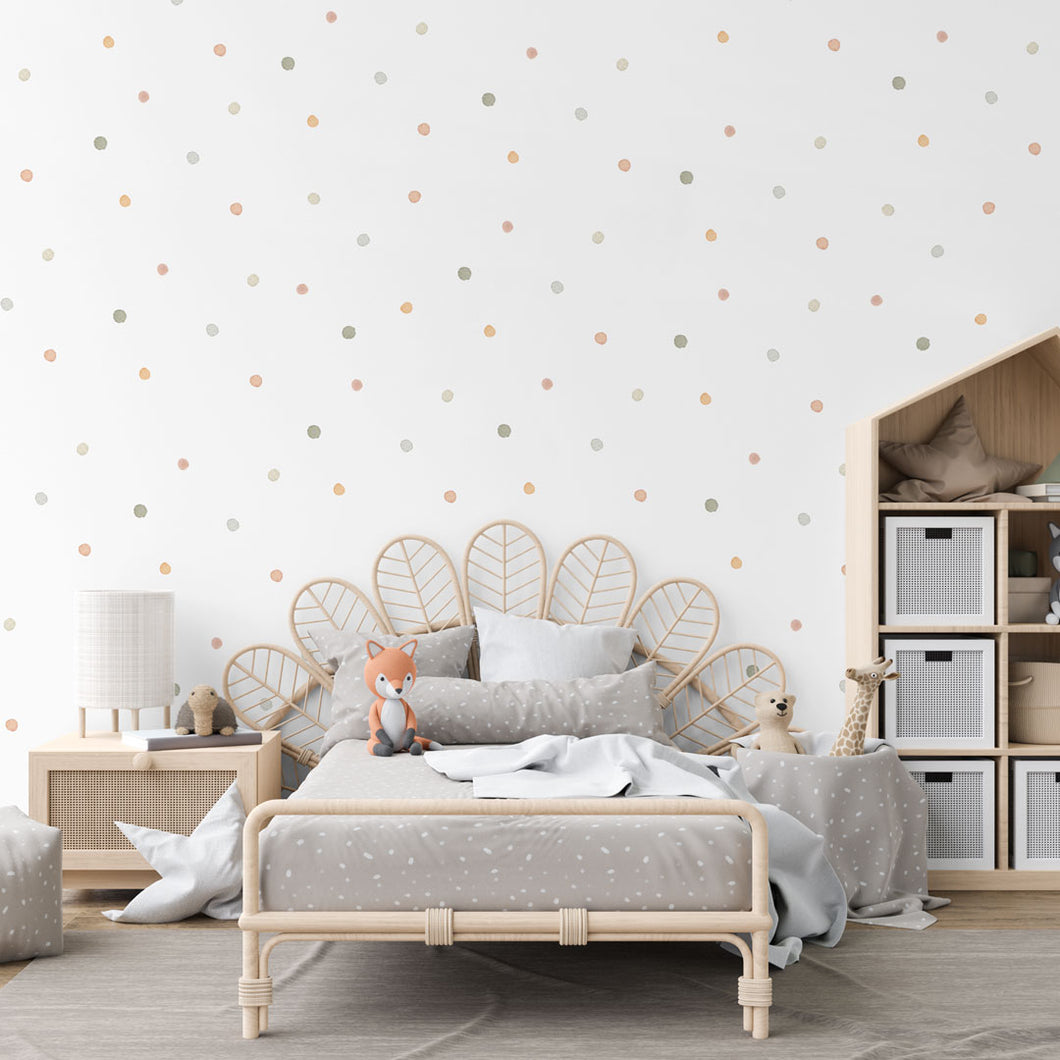 Neutral Pastel Polka Dots